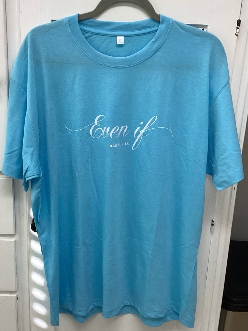 Even If Blue Graphic Tee - Unbranded